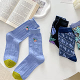 Boogzel Apparel Roses Embroidery Socks, view 4