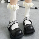 Boogzel Apparel Roses Ribbed Socks, view 3
