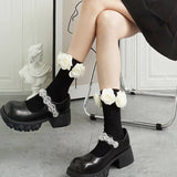 Boogzel Apparel Roses Ribbed Socks, view 5