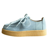 Boogzel Apparel Round Toe Suede Platform Lace Up Shoes, view 3