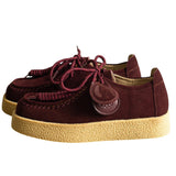 Boogzel Apparel Round Toe Suede Platform Lace Up Shoes, view 5