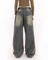Boogzel Apparel Rule Breakers Cut-Out Baggy Jeans, view 4