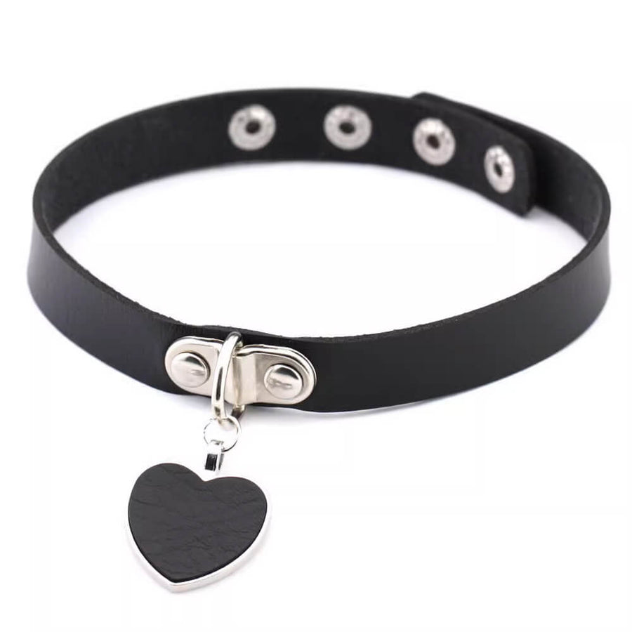 Boogzel Apparel Rule Breakers Leather Choker Necklace