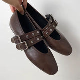 Boogzel Apparel Rule Breakers Mary Jane Flats, view 3