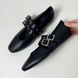 Boogzel Apparel Rule Breakers Mary Jane Flats, view 4