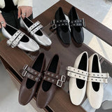 Boogzel Apparel Rule Breakers Mary Jane Flats, view 6