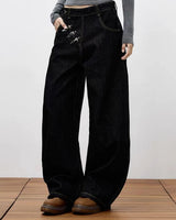 Boogzel Apparel Rule Breakers Wide Leg Jeans, view 3