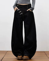 Boogzel Apparel Rule Breakers Wide Leg Jeans, view 4