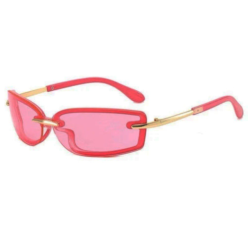 Boogzel Apparel Run Your Game Rimless Sunglasses