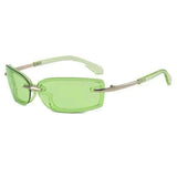Boogzel Apparel Run Your Game Rimless Sunglasses, view 2