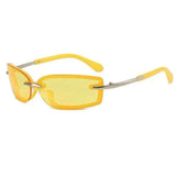 Boogzel Apparel Run Your Game Rimless Sunglasses, view 3