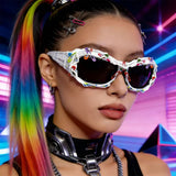 Boogzel Apparel Safety Pin Chaos Sunglasses, view 3