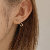 Boogzel Apparel Safety Pin Earrings, view 2