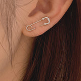 Boogzel Apparel Safety Pin Earrings, view 3