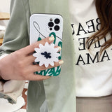 Boogzel Apparel Sage Green Flower iPhone Case, view 3