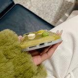Boogzel Apparel Sage Green Gems iPhone Case, view 5