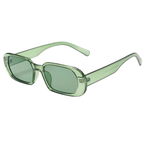 Boogzel Apparel Sage Green Rectangle Sunglasses