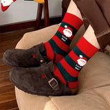 Boogzel Apparel Santa Striped Socks, view 2