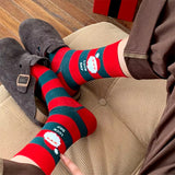 Boogzel Apparel Santa Striped Socks, view 3