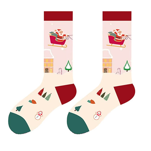 Boogzel Apparel Santa's Sleigh Christmas Socks