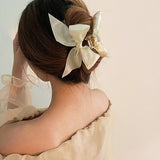 Boogzel Apparel Satin Bow Hair Claw, view 4