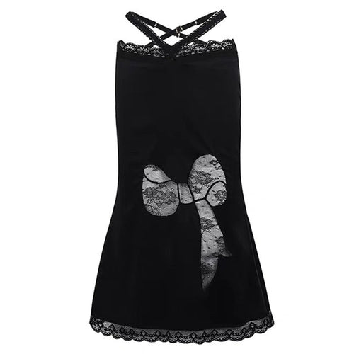 Boogzel Apparel Satin Coquette Bow Lace Midi Skirt