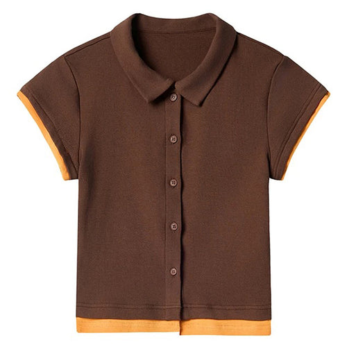 Boogzel Apparel Saturday School Button-Up Polo Tee