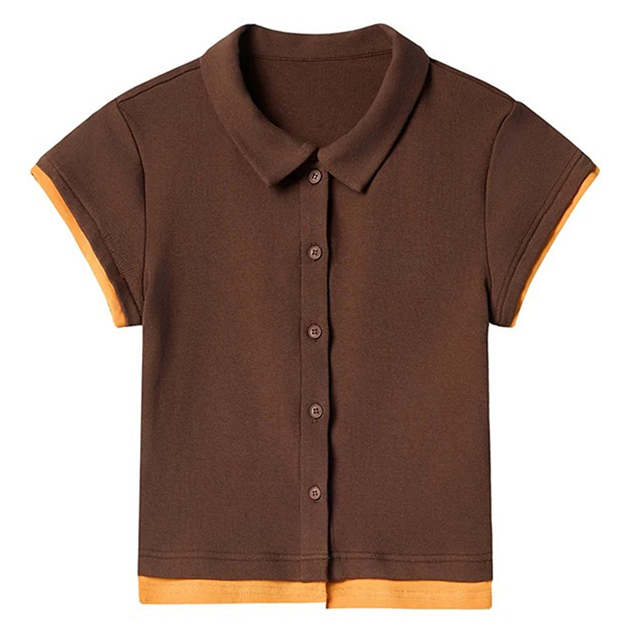 Boogzel Apparel Saturday School Button-Up Polo Tee