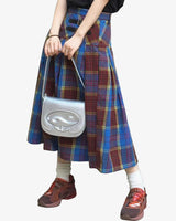 Boogzel Apparel School Riot Plaid Pleated Skirt, view 3