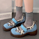 Boogzel Apparel School Riot Platform Mary Janes, view 3