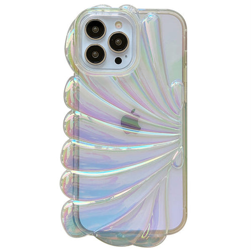 Boogzel Apparel Seashell Holographic iPhone Case