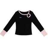 Boogzel Apparel Secret Crush Heart Cutout Top, view 4