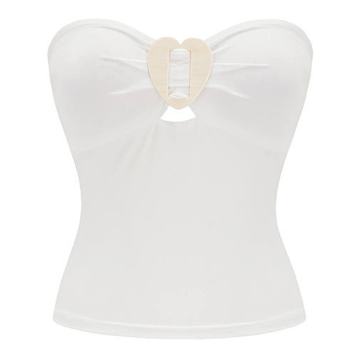 Boogzel Apparel Secret Crush Heart Tube Top