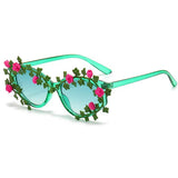 Boogzel Apparel Secret Garden Cat-Eye Sunglasses, view 6