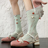 Boogzel Apparel Secret Garden Lace Socks, view 2