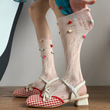 Boogzel Apparel Secret Garden Lace Socks, view 5