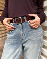Boogzel Apparel Secret Garden Leather Belt, view 5