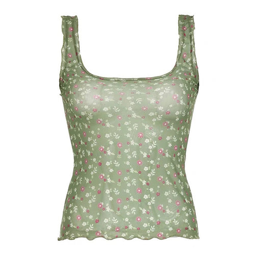 Boogzel Apparel Secret Garden Mesh Tank Top
