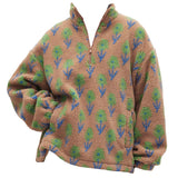 Boogzel Apparel Secret Garden Zip-Up Fleece Sweatshirt, view 2