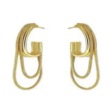 Boogzel Apparel Self Made Chain Earrings, view 2