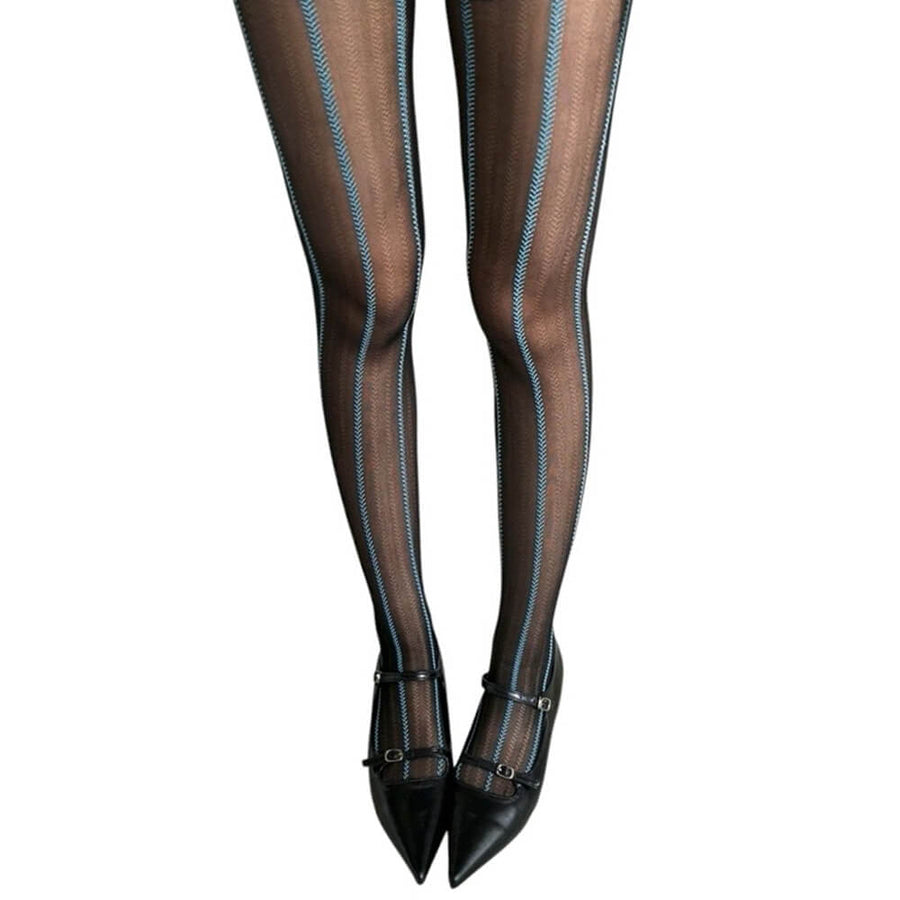 Boogzel Apparel Self Made Contrast Seam Line Tights