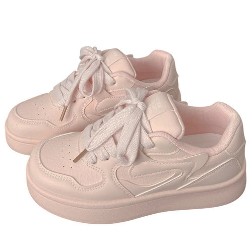 Boogzel Apparel Self Made Skater Sneakers in Pink