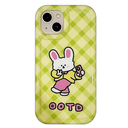 Boogzel Apparel Selfie Rabbit iPhone Case
