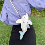 Boogzel Apparel Shark-Shaped Crossbody Bag, view 2