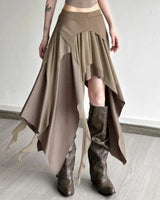 Boogzel Apparel She Walks Through Forgotten Layered Skirt, view 2