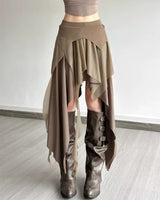 Boogzel Apparel She Walks Through Forgotten Layered Skirt, view 3