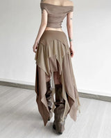 Boogzel Apparel She Walks Through Forgotten Layered Skirt, view 6