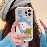 Boogzel Apparel Sheep Embroidered iPhone Case, view 2