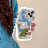 Boogzel Apparel Sheep Embroidered iPhone Case, view 3