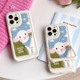 Boogzel Apparel Sheep Embroidered iPhone Case, view 4